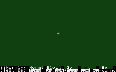 Graphic Editor V1.1 - 編集画面 (SMC-70)(1982)(Sony)